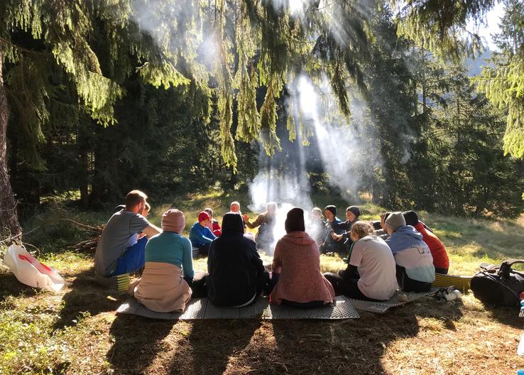 Input während Kennenlern-Trekking mit 1. OS, 2019